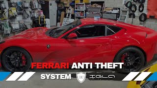 Ferrari 812 Superfast Protected by IGLA, anti theft, Pin code smart Immobilizer