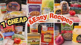 7 CHEAP AND EASY RECIPES FOR DINNER, DESSERT AND LUNCH