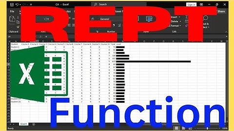 How to Use the REPT Function in Excel | Repeat Text & Create In-Cell Charts