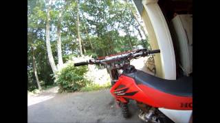 2006 crf230f review take off cold start