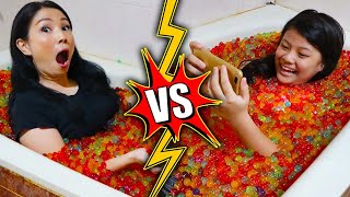 Bathing in Orbeez in the Bathroom, Mother vs. Child!! | Funny Parody Drama | CnX Adventurers