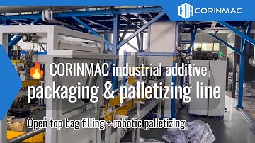 🔥 CORINMAC Industrial Additive Packaging & Palletizing Line