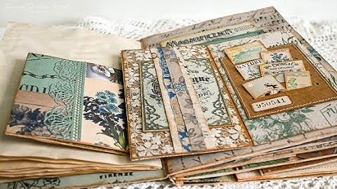 Flip through video envelope journal (SOLD, thank you)