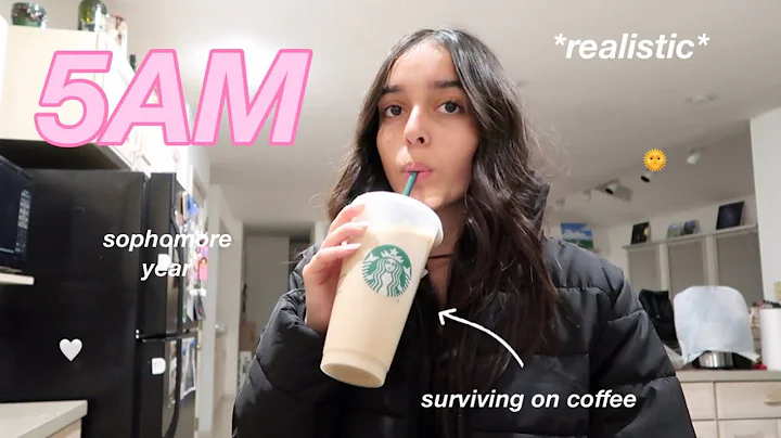 MY REAL 5AM HIGH SCHOOL MORNING ROUTINE