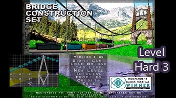 Bridge Construction Set. Hard map pack. Level 3.