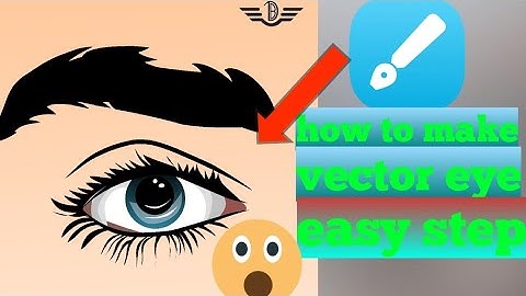 How to draw vector eye in android//very easy step//hindi//infinite design