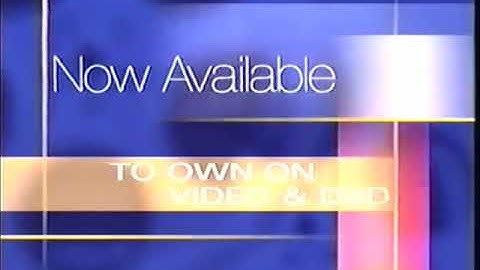 Now Available to Own on Video and DVD Bumper (1999-2003)