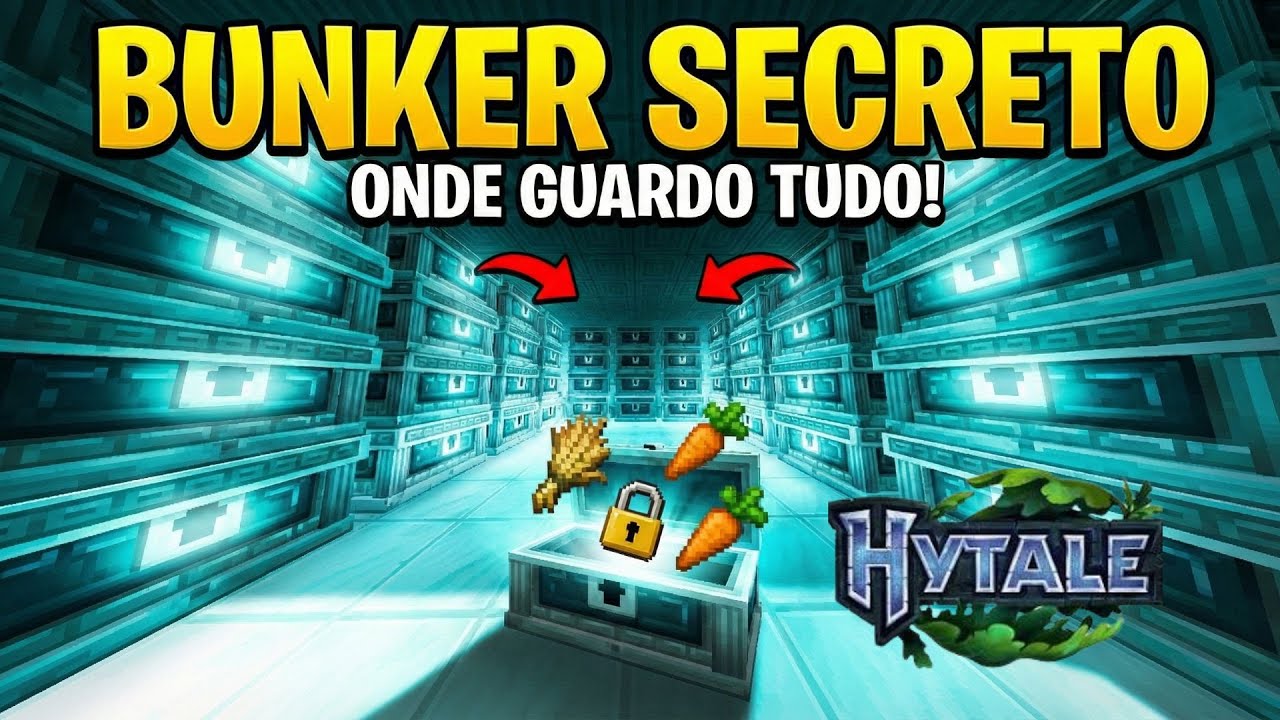 FIZ UM ELEVADOR QUE FUNCIONA! + Tour no Bunker Secreto