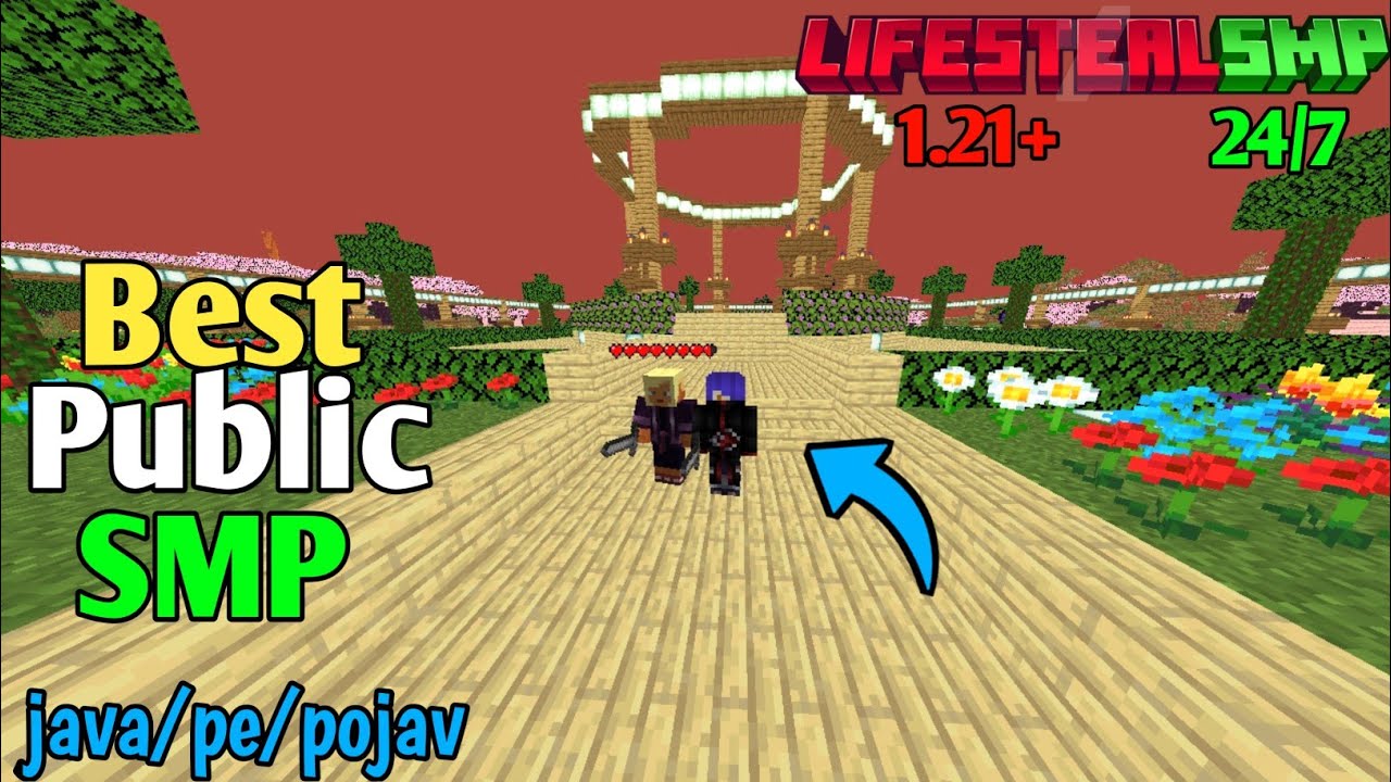 Join Best Lifesteal Public SMP Server For Minecraft | Java + Pocket ...