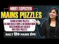 Ibps rrb po mains reasoning  puzzles rrb po mains 2024  smriti sethi