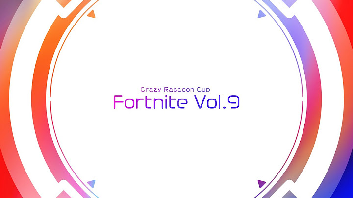 第9回 Crazy Raccoon Cup Fortnite オープニング