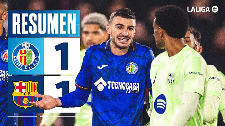 GETAFE CF 1 - 1 FC BARCELONA | RESUMEN J20 LALIGA EASPORTS