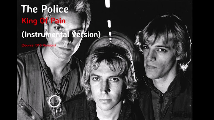 King of Pain Instrumental version - Instrumental performance video thumbnail