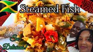 The Best Jamaican Steamed Fish 🇯🇲 Quick Easy recipe 😋