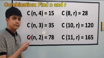 [TAGALOG] Combination; Finding n and r