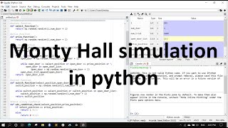 Monty Hall simulation in python | จำลองเล่นเกม Monty Hall ใน python | switch ดีกว่า stay จริง