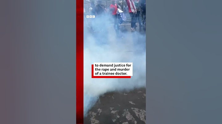 Kolkata doctor rape-murder: India police fire tear gas at angry protesters | BBC News India