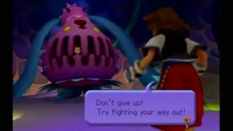 [ENGLISH] KH Re:CoM - Walkthrough [22] - Monstro (Part 5) - Parasite Cage - 4th Floor