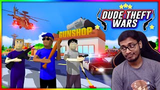 Playing GTA in MOBILE | DUDE THEFT WARS | in Telugu