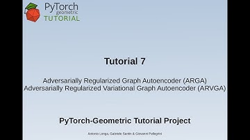 PyTorch Geometric tutorial: Adversarial Regularizer (Variational) Graph Autoencoders