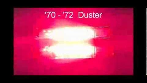 1970 - 1971 Duster Sequential LED Tail Lights by Easy Performance Products