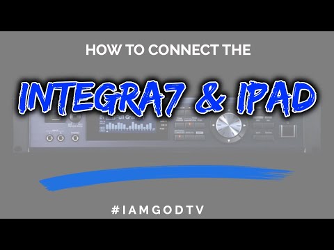 CONNECTING THE iPAD WITH THE INTEGRA 7