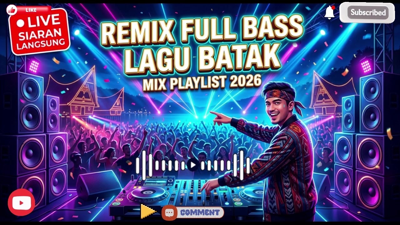 REMIX BATAK Enak Banget - Buat Betah Di Jalan - YouTube