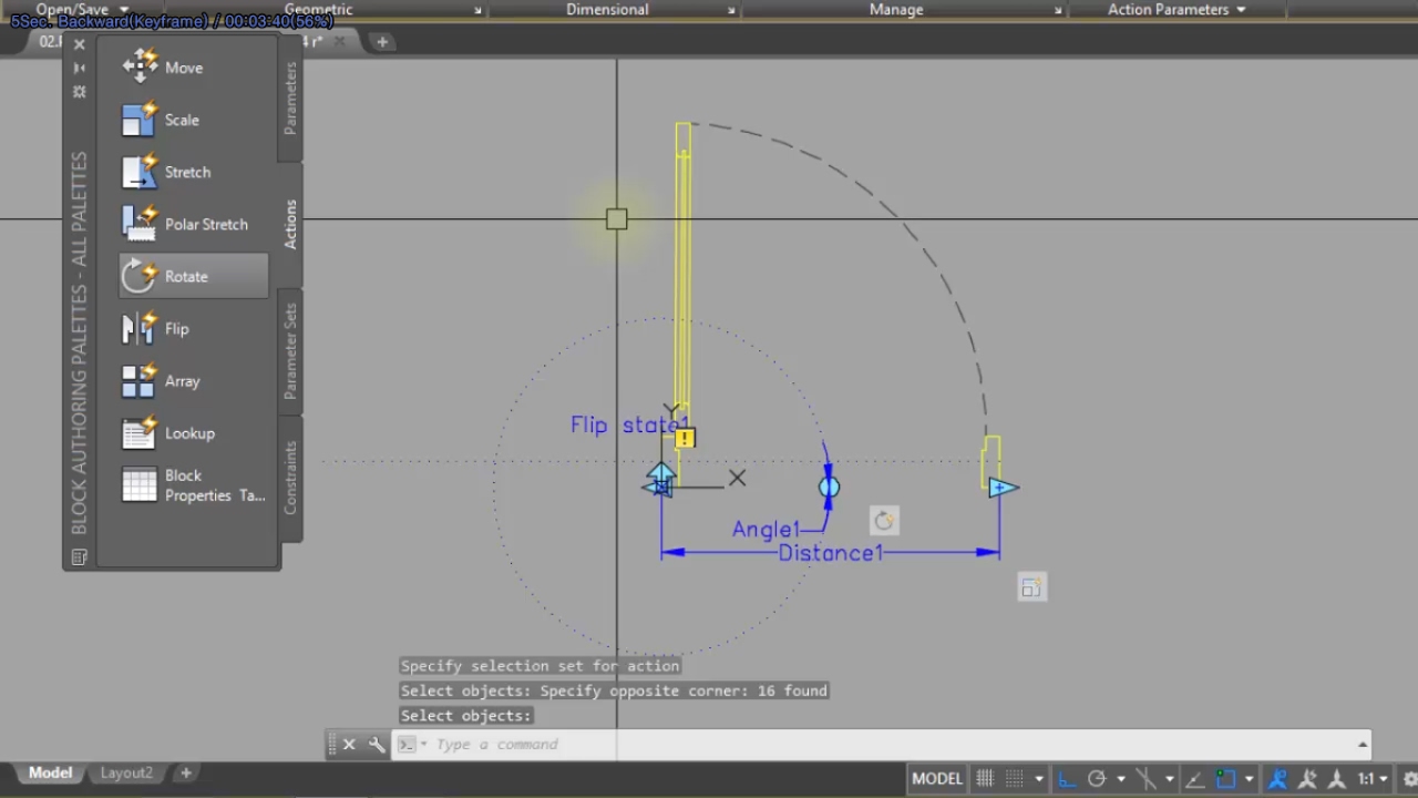  Autocad  Cara  Cepat Membuat Pintu  dengan Dynamic Block 