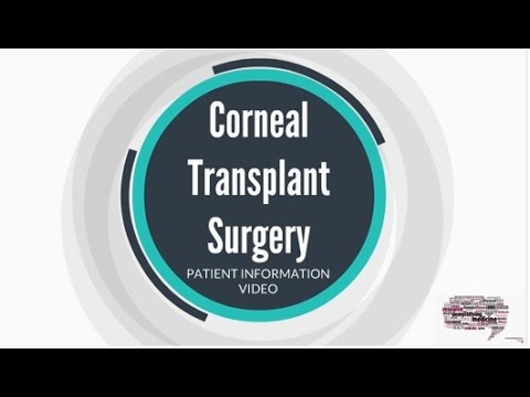 Corneal Transplant Surgery: A Patient Information Video