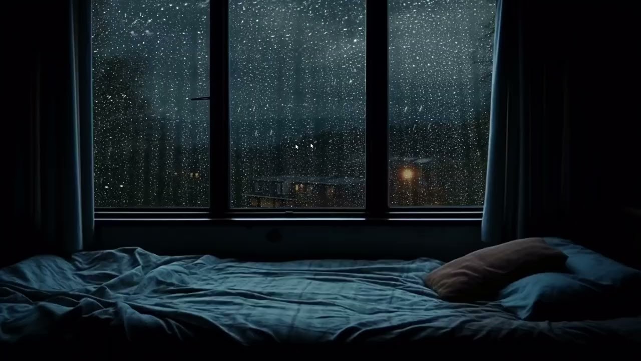 😌 Gentle Night Rain 🌧️ Peaceful Mind & Sleep