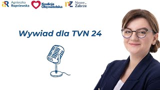 Wywiad dla TVN 24