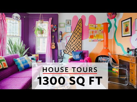 Video: Absorbind apartamentul suedez, îmbinând culoarea și personalitatea