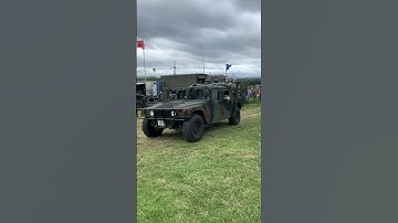 US army Iraq war reenactors in armoured humvee | Yorkshire wartime experience 2023 | #ww2 #humvee