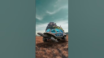 Making of Turtle Photoshop Manipulation 💙 #shorts #photoshop