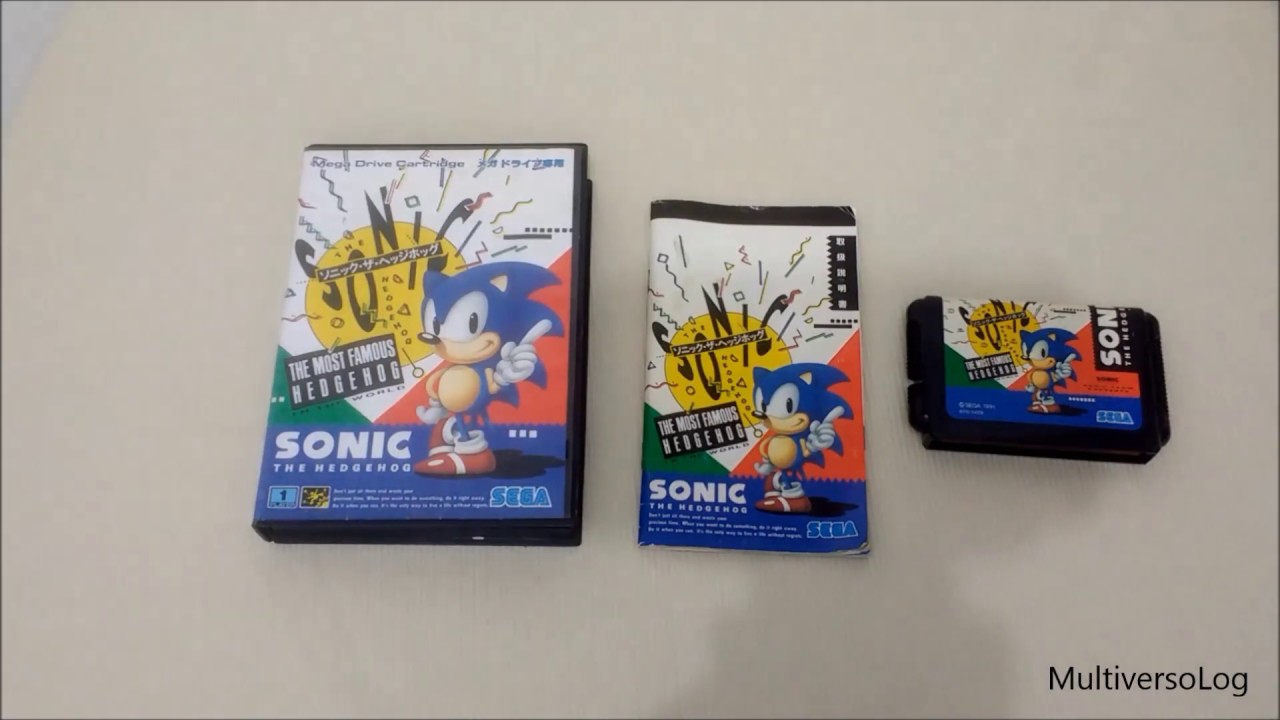 Jogo Sonic the Hedgehog - Mega Drive (Japonês)