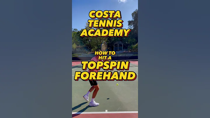 How To Hit A TOP SPIN FOREHAND | Costa Tennis Academy