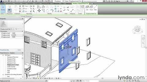Creating and editing displacement sets