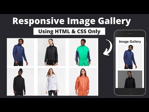 Create Responsive Image Gallery Using HTML and CSS || Simple Image gallery