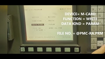 Fanuc CNC controls - Data backup to Memory card, CNC and PMC data download information by KFASLLC
