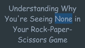 Understanding Why You