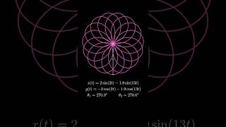 Double pendulum rose 🏵️ #oddlysatisfying #mathart #visualmath