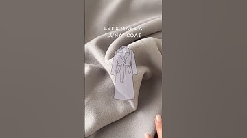 Make this coat yourself with ready to sew pdf pattern and a sew along tutorial☺️#sewingtutorial #sew