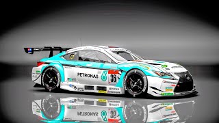 Gran Turismo 7 / Lexus RC F Petronas Tom's #36 Super GT/ Fuji Speedway