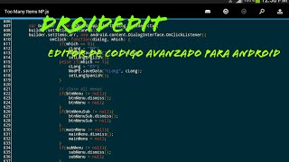 DroidEdit Pro editor avanzado de codigo screenshot 5