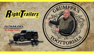 Grumppa Barney's Off His Med's - PJ Trailers B5 Buggy Hauler