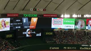 巨人 VS DeNA バッテリー発表 2022/9/18