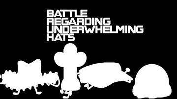 Four random object show assets:ep9: Battle regarding underwhelming hats