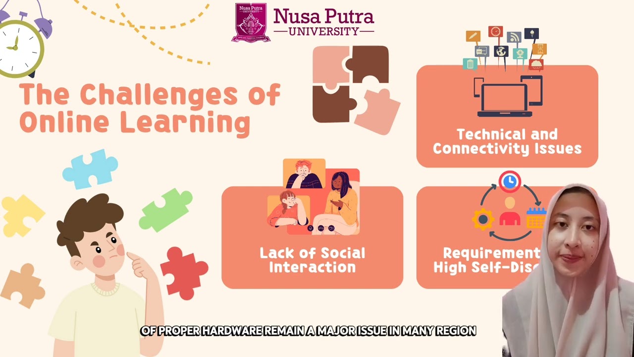 English presentation project assignment : The Benefits and Challenges of Online Learning 