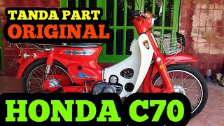 Cara Cek Original part atau Keaslian Bagian-bagian Honda C70.