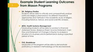 Designing Student Learning Outcomes